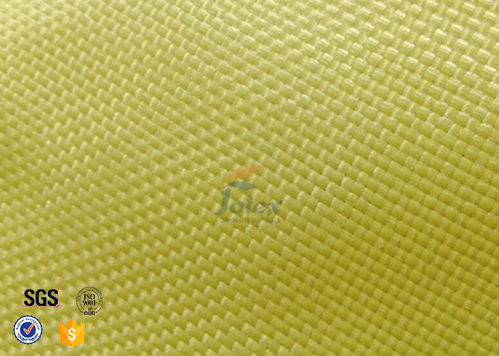 1500D 305gsm Yellow Kevlar Aramid Fabric For Bulletproof Vest TDS Approval