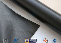 0.45mm Black Silicone Coated Thermal Insulation Fiberglass Fabric 8H Satin Weave