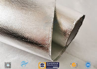 0.85mm Thick Silver Coated Fabric 95% Heat Reflection Aluminium Foil Laminated