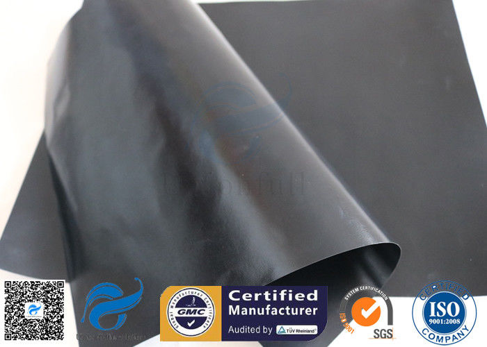 Black PTFE Coated Fiberglass Fabric 0.12mm 50