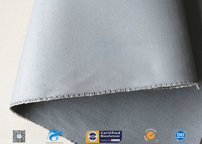 1600gsm Grey Thermal Welding Blanket Materials Silicone Coated Fiberglass Fabric