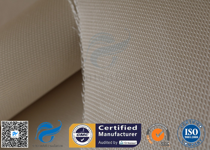 High Density Silica Fabric Brown 1200G 1.3MM Welding Heat Insulation Cloth