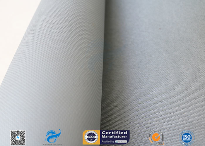 Grey Silicone Coated Fiberglass Fabric 1050GSM 39